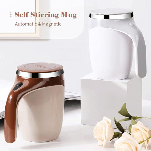 380mL Self Stirring Mug with Lid - Al Tijara UAE