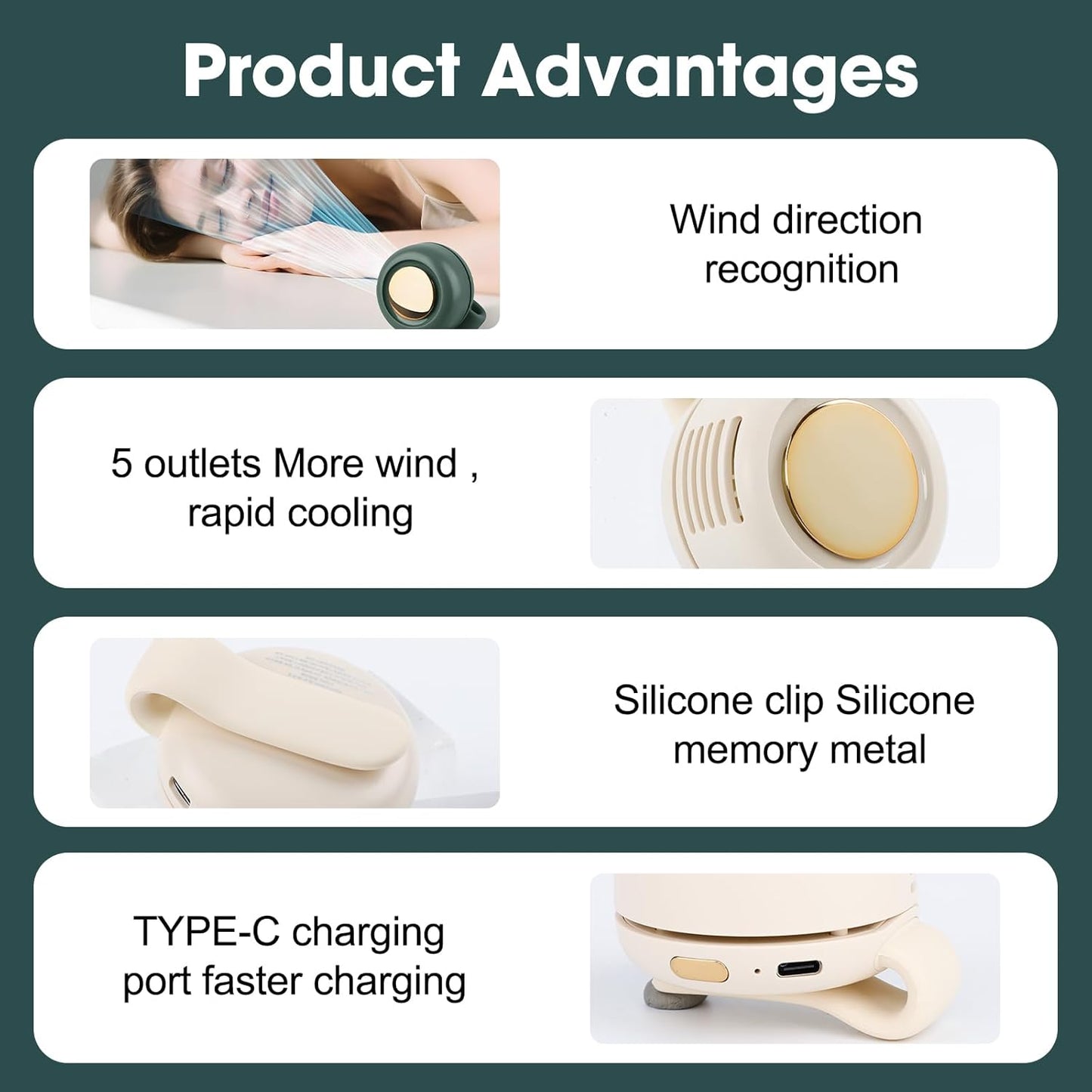 Portable Mini Bladeless Fan - Al Tijara UAE