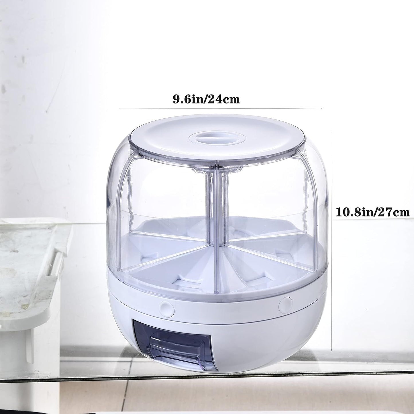 360 Degree Rotating Dry Food Dispenser - Al Tijara UAE